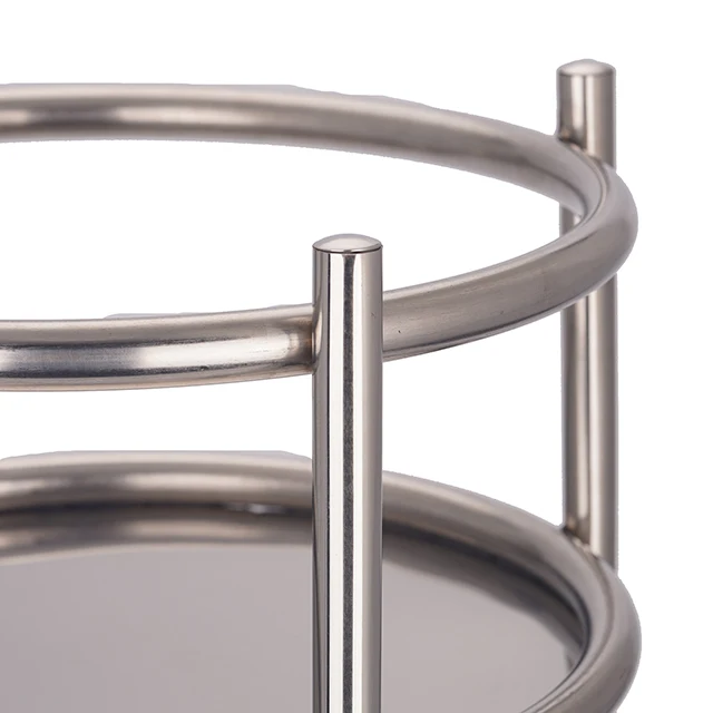
Stainless Steel Quality Restaurant Bar Wine Serving Beverage Cart Trolleys Equipment 