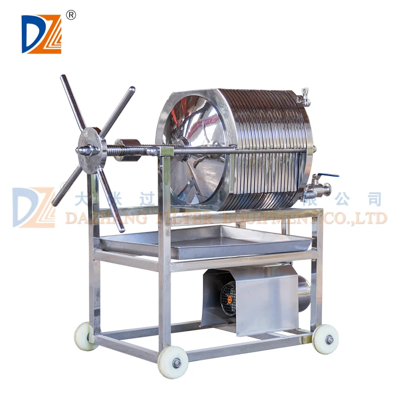 Wine And Spirits Clarification Plate And Frame Filter Press Liquor Plant Filtration