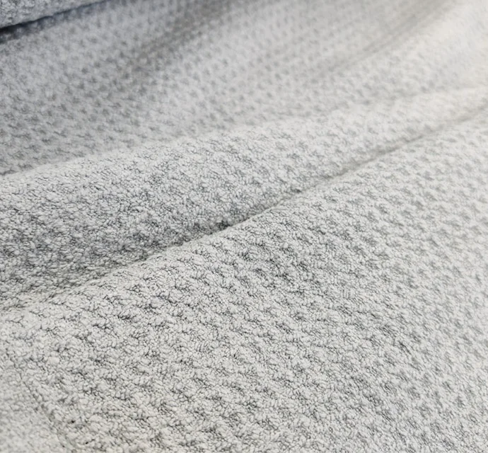 80%Polyester 20%Polyamide Woven Waffle Fabric In Roll, Micro Fiber Waffle Dobby Fabric For Beach Sports Towel