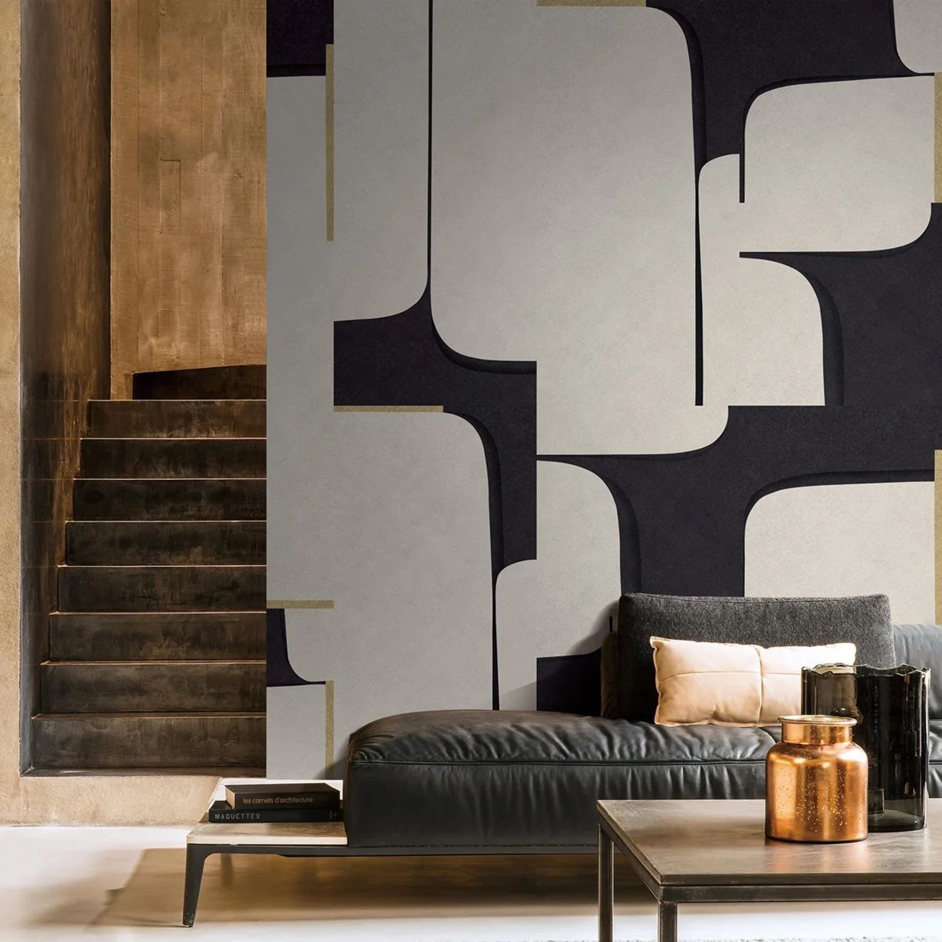 YKEAX 162 Latest Pattern 3D Design Wall Painting Modern Effect Wall Mural for Interior Design Decoration