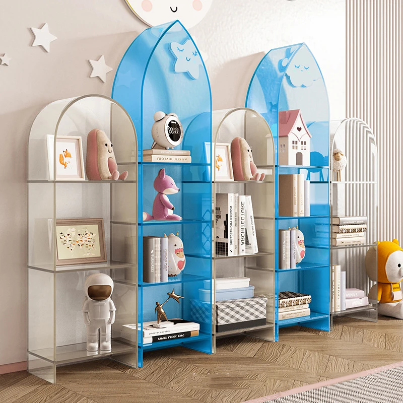 Custom Book Shelf Modern Home Furniture Kid Bedroom Living Room Office Sets Children Bookcase Acrylic Bookshelf