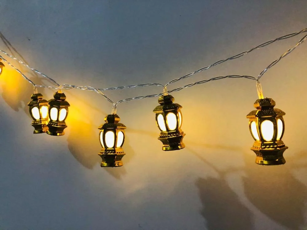 Ramadan Festival Events Indoors Home Party decor golden palace String Light for Patio