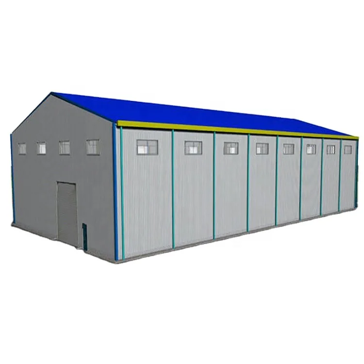Prefabricated warehouse/workshop/hangar/hall steel structure price