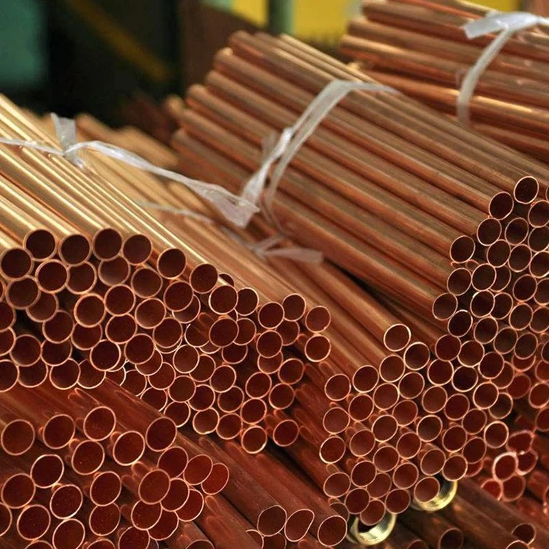 High Quality Copper Pipe China Manufacturer Pure 99.9% Factory Price Metal Seamless Tube straight pipe