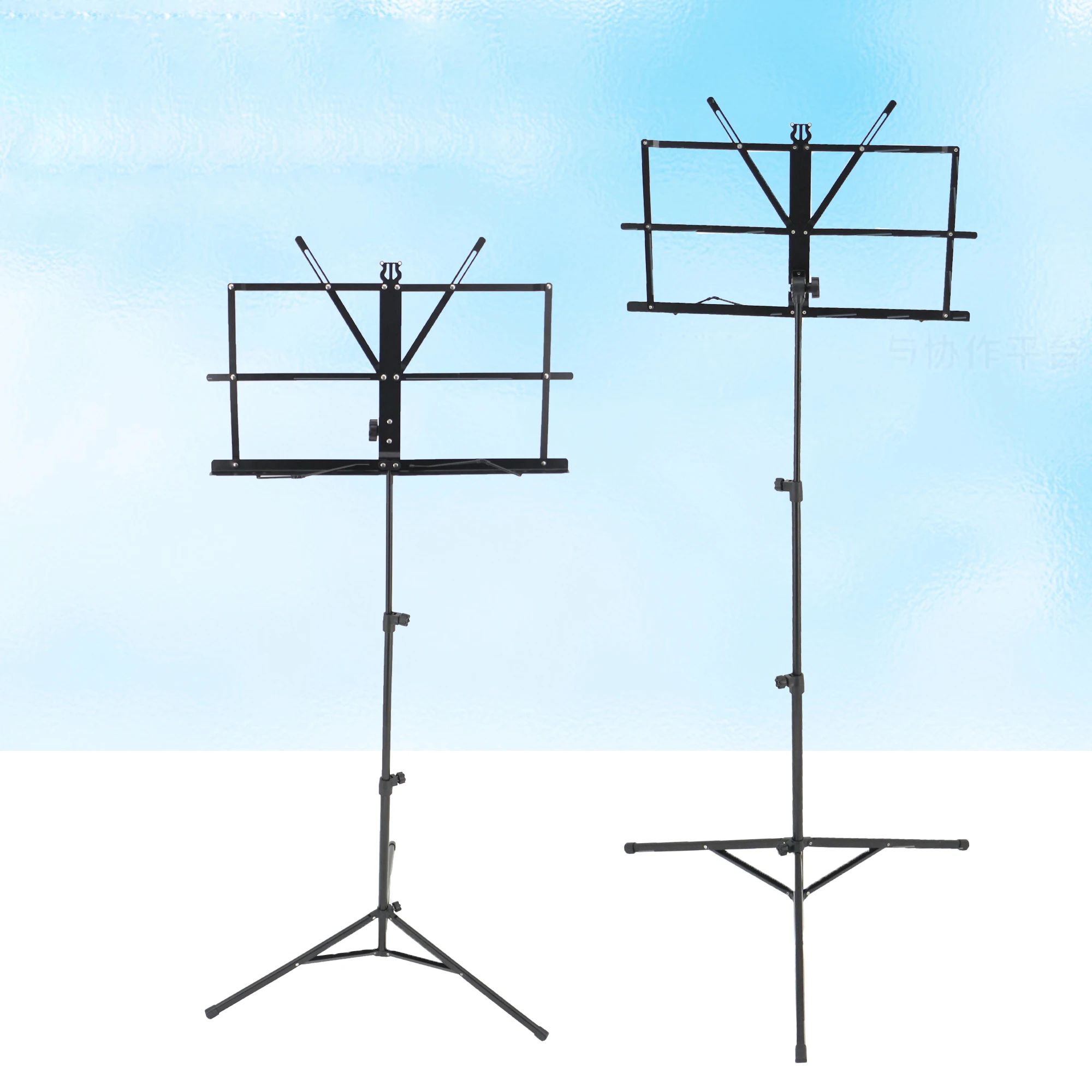 P-011 красочный свет по Заводской Цене Портативный складной нотный музыкальный стенд