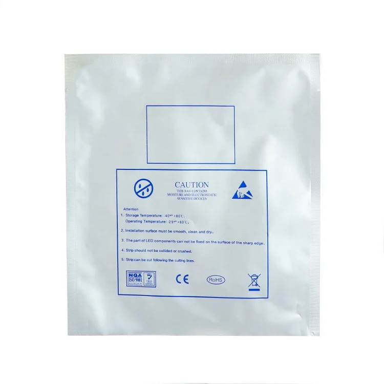 Heat Sealing Mylar pure Aluminum Reusable Mylar Storage Bags With Sheets Self-Adhesive Label Stickers Mylar Bag For Food