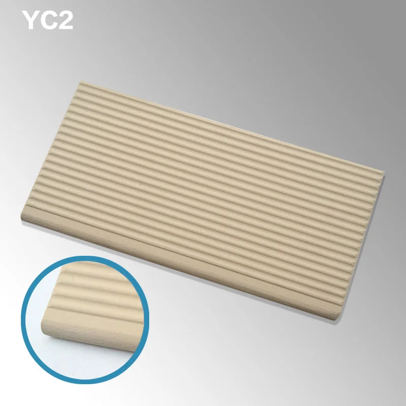 Antislip Swimming Pool 244x119mm Ceramic Full Body Tiles Exterior Tiles Pool Border Glossy and Matte Nosing Edge Tile