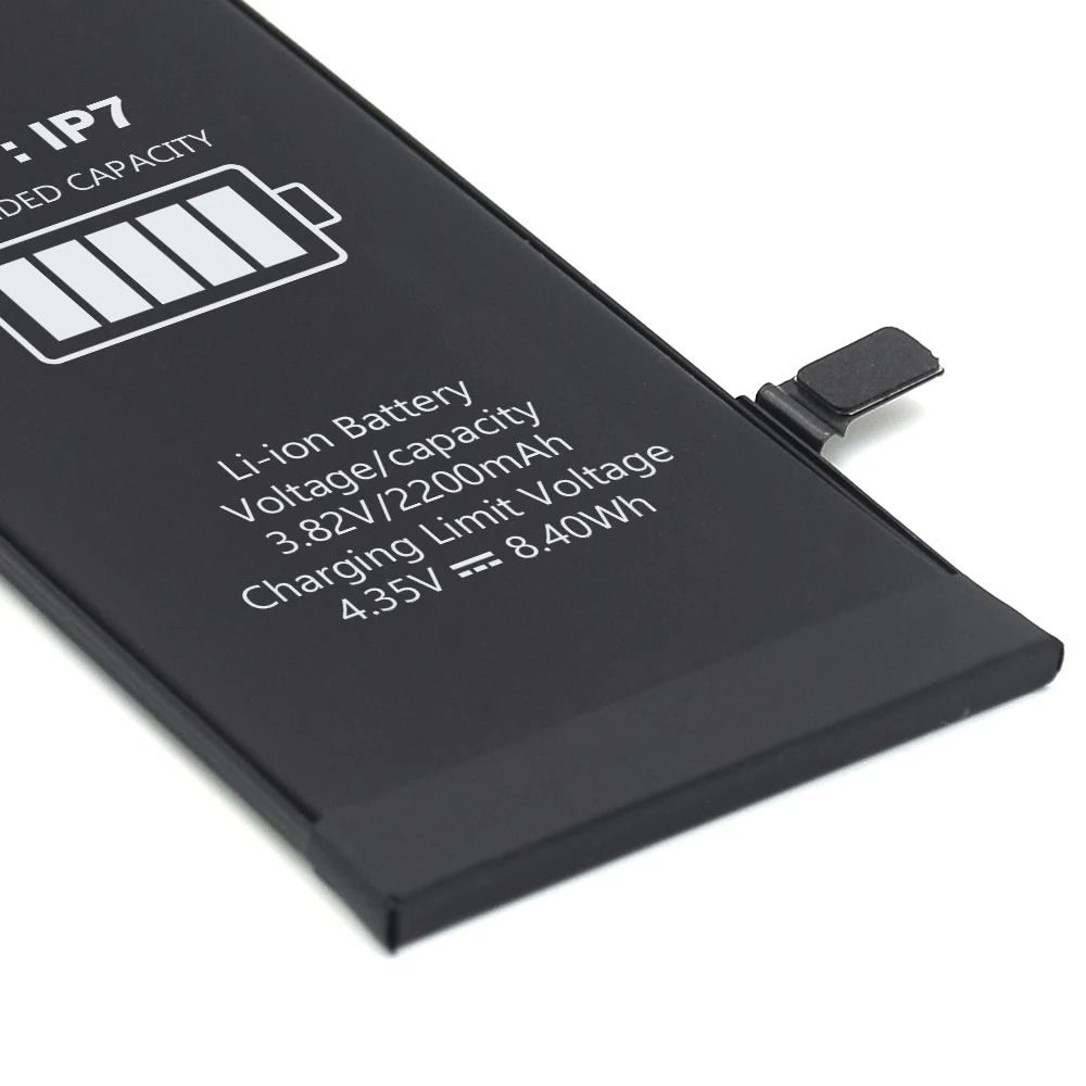 Hot selling OEM original 2200mAh high capacity  replacement  mobile phone battery for iphone 7