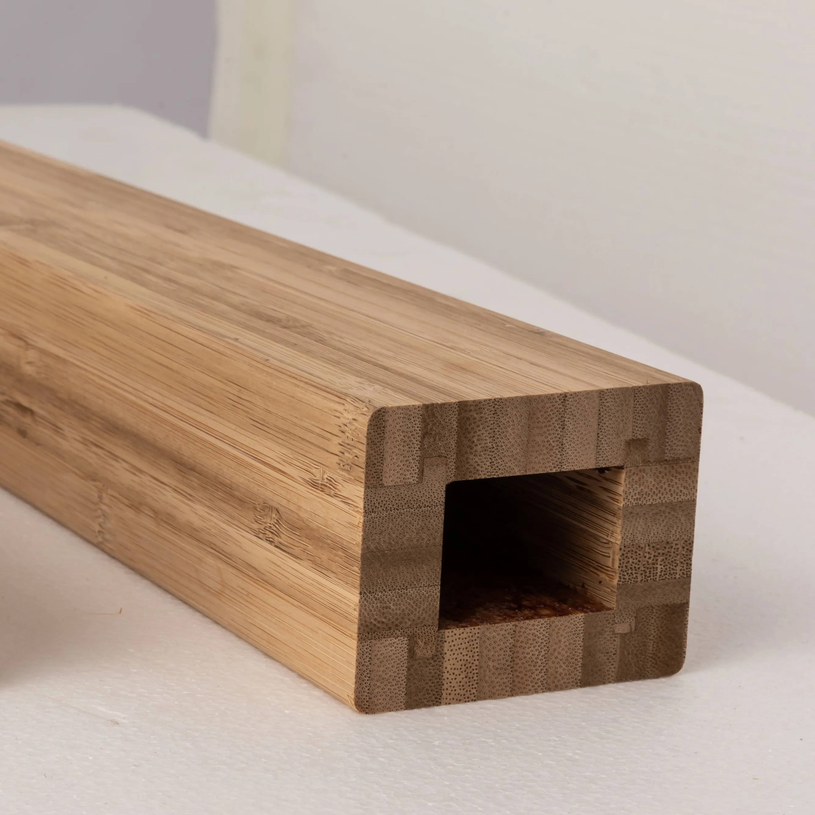 SUNZO 30mm Thick Interior Cladding Bamboo Plywood Vertical Moso Bamboo Board in Carmel Color 16mm and 18mm Thickness Options