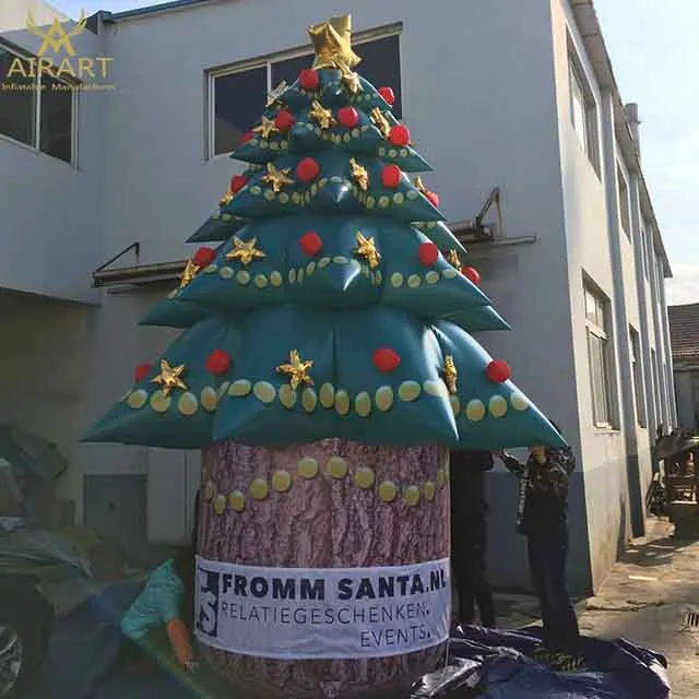 Christmas stars decoration inflatable Christmas tree, giant inflatable Christmas tree for party event