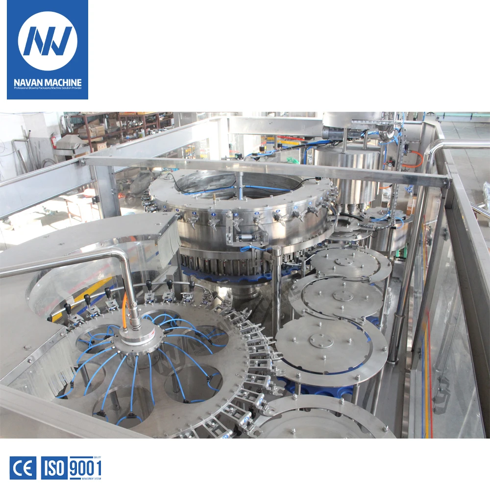 Navan Full Set High Quality Automatic Small Carbonated Drink Filling Machine
