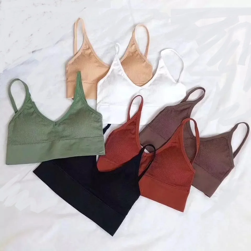 
7005 Women Sexy Seamless Bra Crop Top U Type Backless Bra Push Up Bralette No Wire Women Seamless Bra 