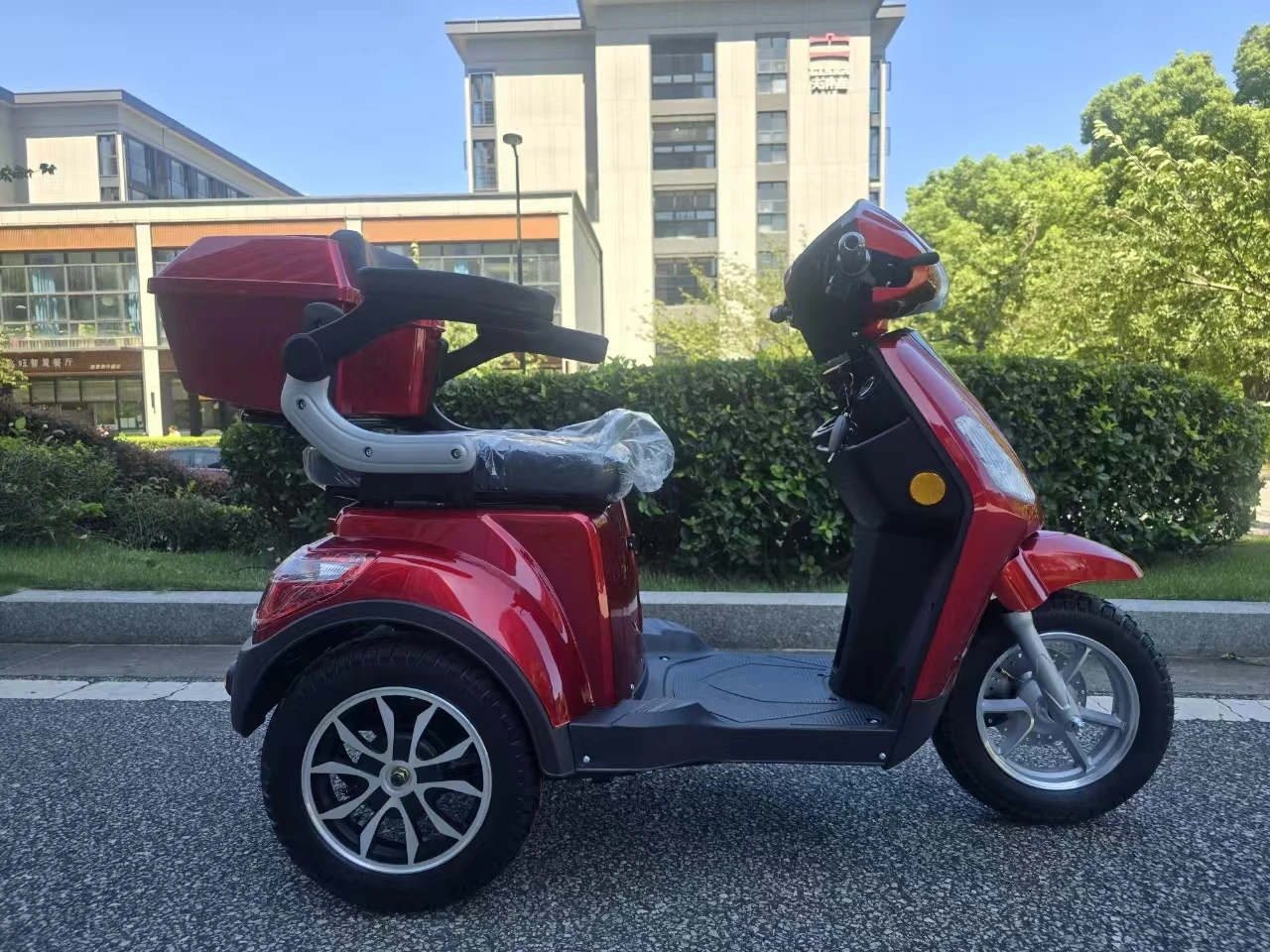 800W 1000W Electric Passenger Tricycle scooter 3 wheels electric bicycles for elder for two people