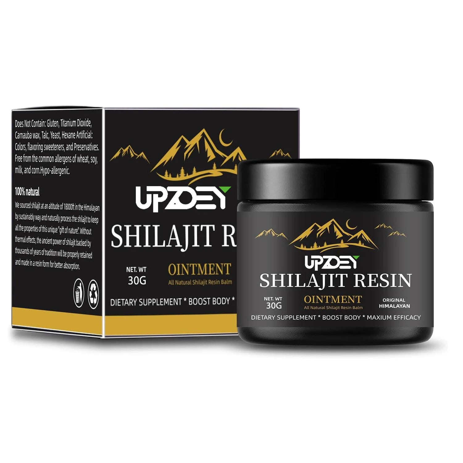 Добавка из смолы Shilajit фирменная торговая марка улучшает память укрепляет иммунную систему и общую силу здоровья для мужчин женщин