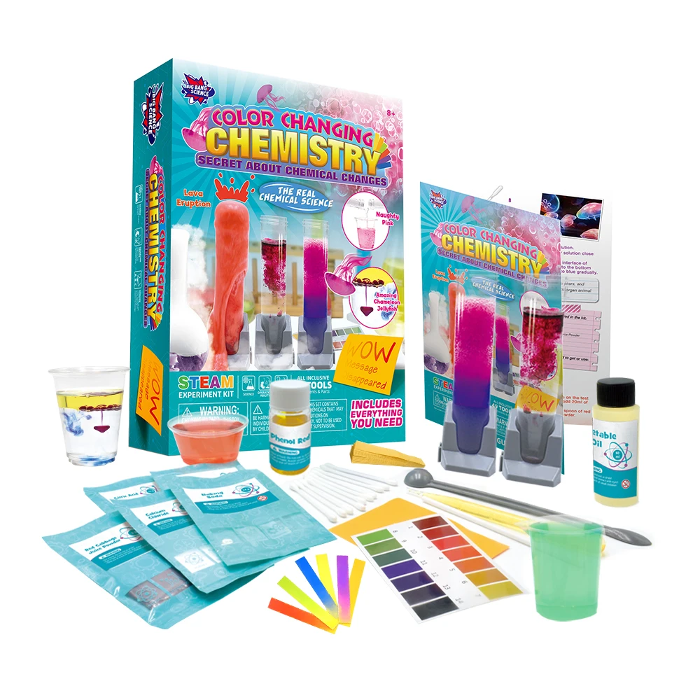 kids science experiment kit Color Changing Chemical Educational toy