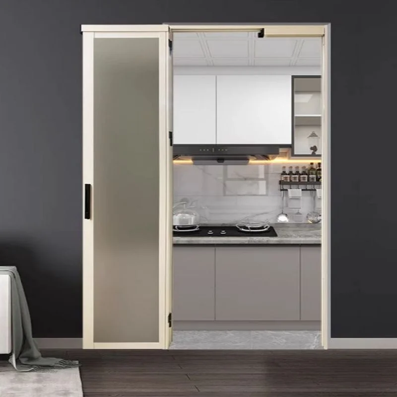 Modern Interior Security Swing Sliding PT PD Glass Door Tempered for Bedroom or Kitchen living room Use Elegant Graphic Design