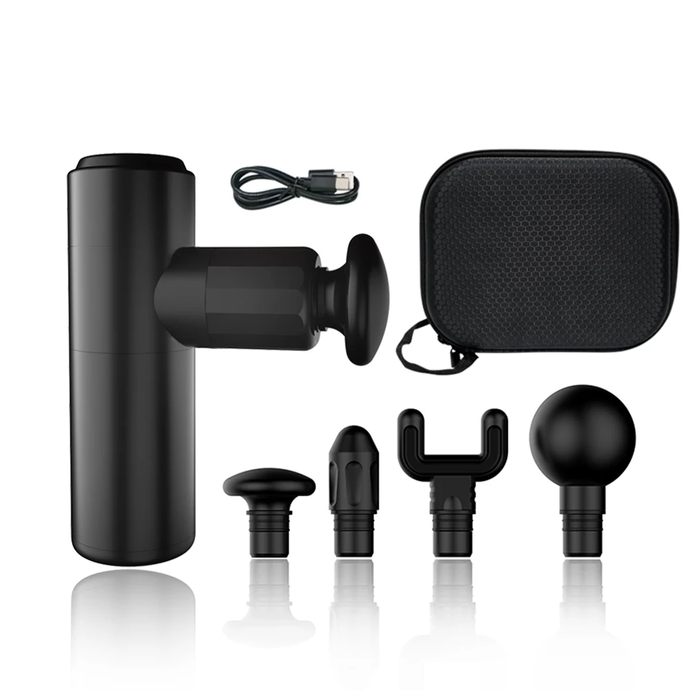 
Пользовательский логотип массажный пистолет Новый мини usb массажный пистолет низкий уровень шума и мощности 