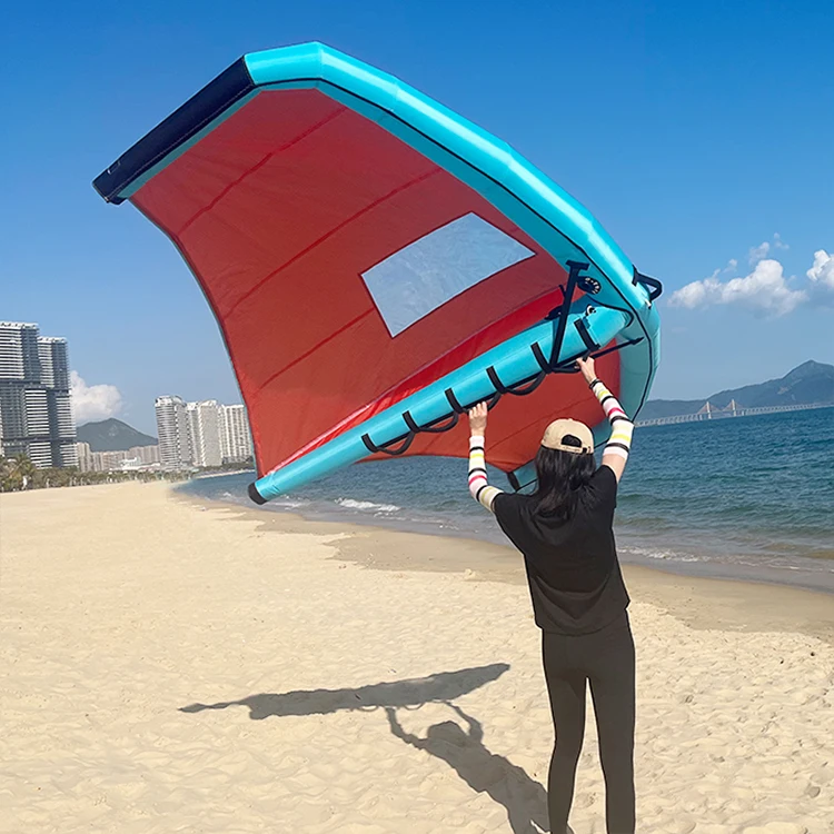 GY new product inflatable kitesurfing big wind weight light quality good nylon polyester dragon fabric hydrofoil inflatable boar