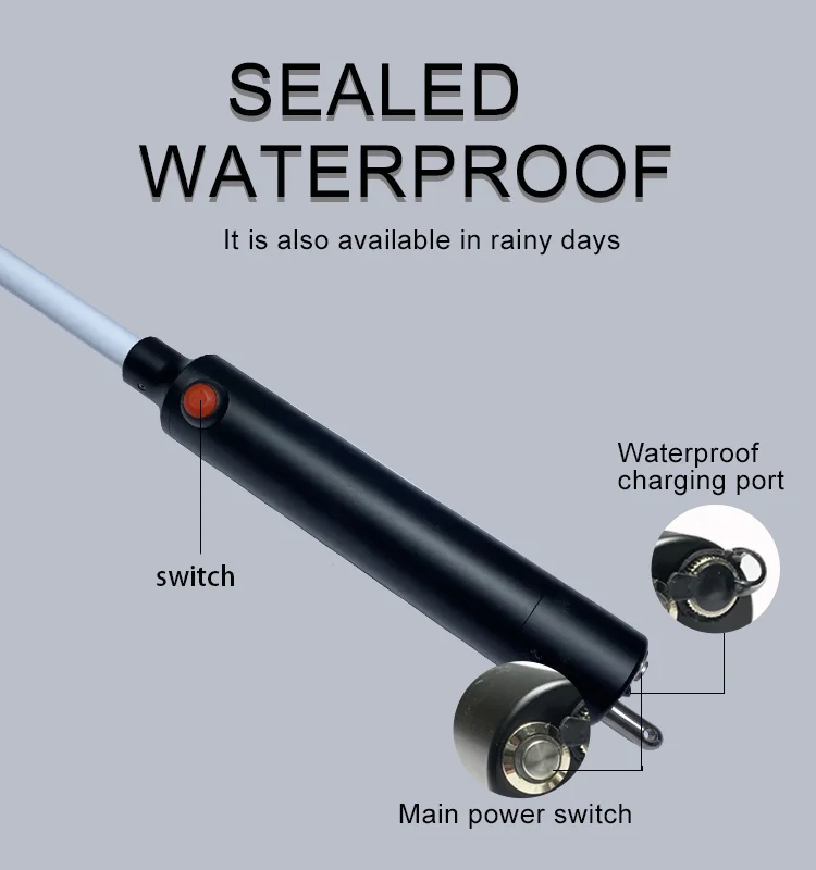80cm waterproof new material aluminum alloy electric pig driving handle high power and long endurance livestock management