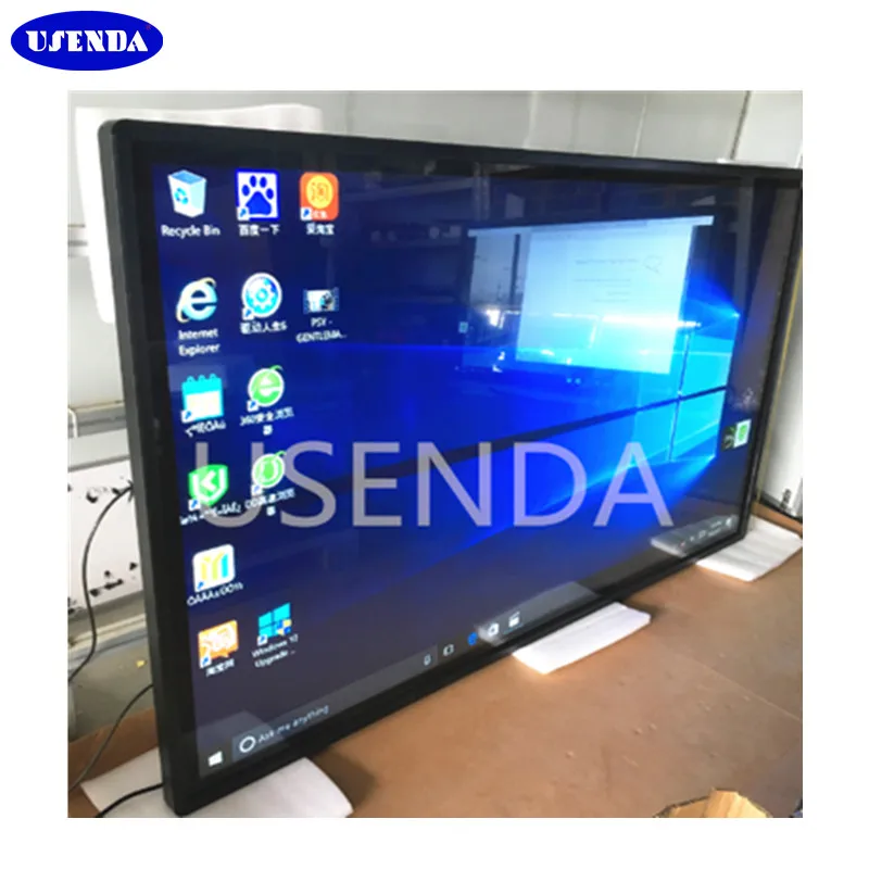 86 inch Multi language  teaching smart whiteboard touch screen monitor  totem for teaching meeting use