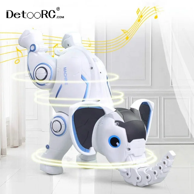 Detoo 2020 new toys singing and dancing programming radio control toy elephant smart electric toy for child