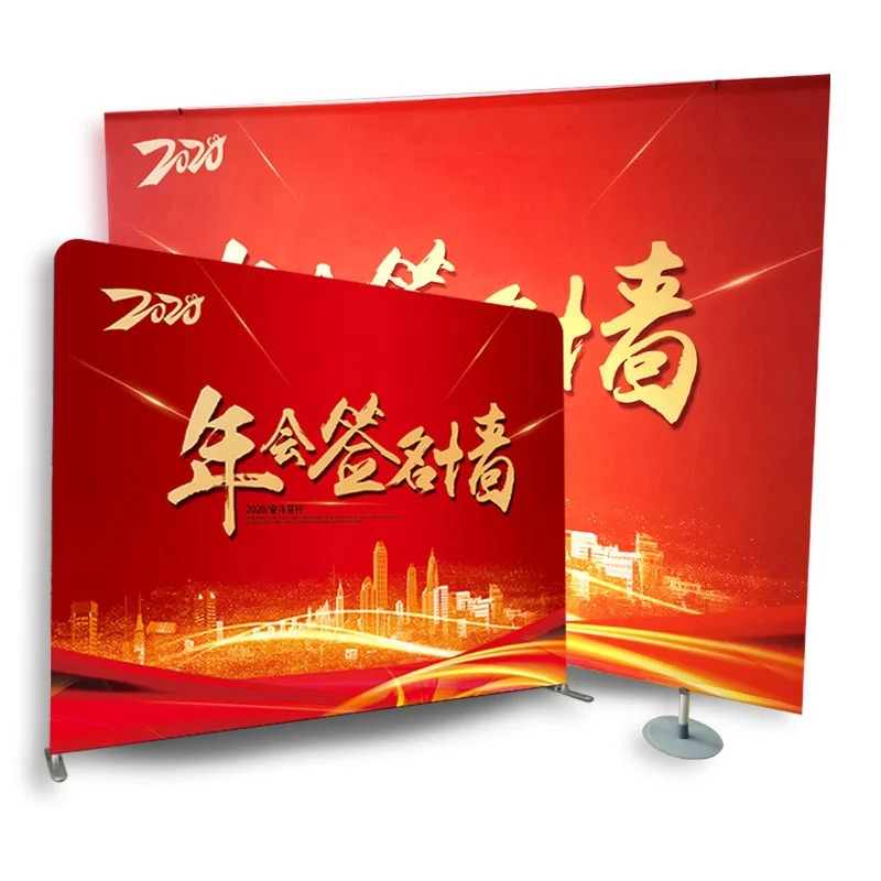 
Quickly assembled tube display stand straight backdrop wall display stand 