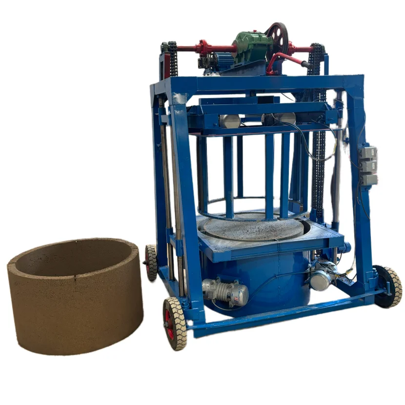 Легкоподвижная машина для производства бетонных люков