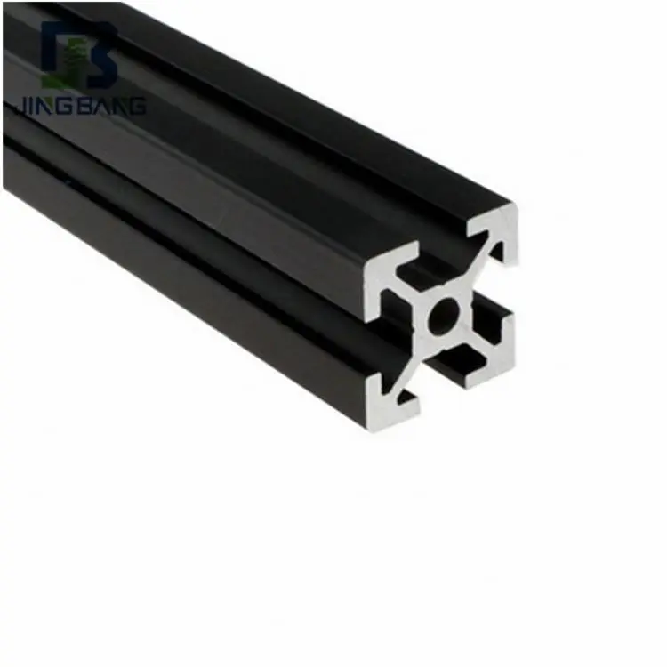 2020 Aluminium Profile Black Components Connectors Joint Aluminum Extrusion T Slot 2 Meter Kit Tbar Angle Bracket