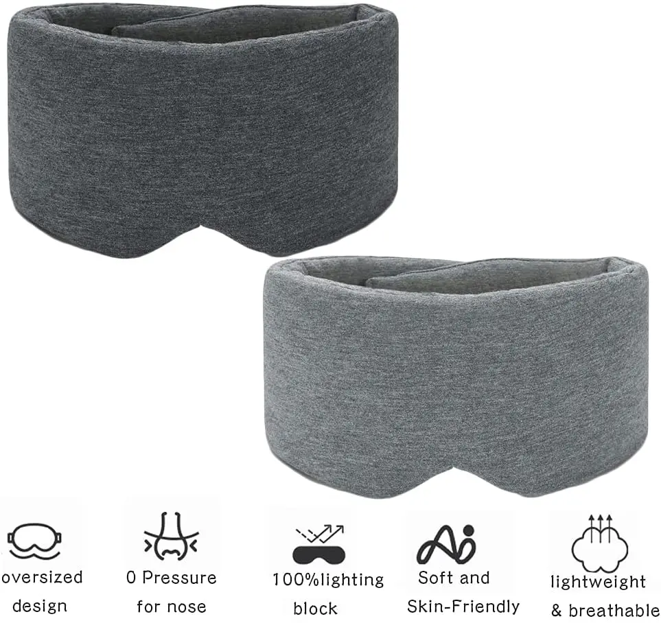 OEM factory sleeping eye mask Face-Hugging Padded Silk Sleep Mask for Deep Sleep