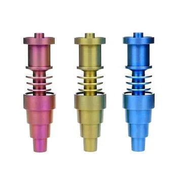 
GR2 Dome less 6 IN 1 Titanium dab Nail Universal Fits 10mm/14mm/18mm Joint For Male And Female 