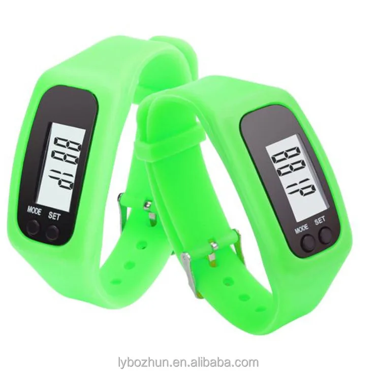 
Fashion Digital Run Step Walking Distance Calorie Counter Bracelet LED Pedometer Watches 