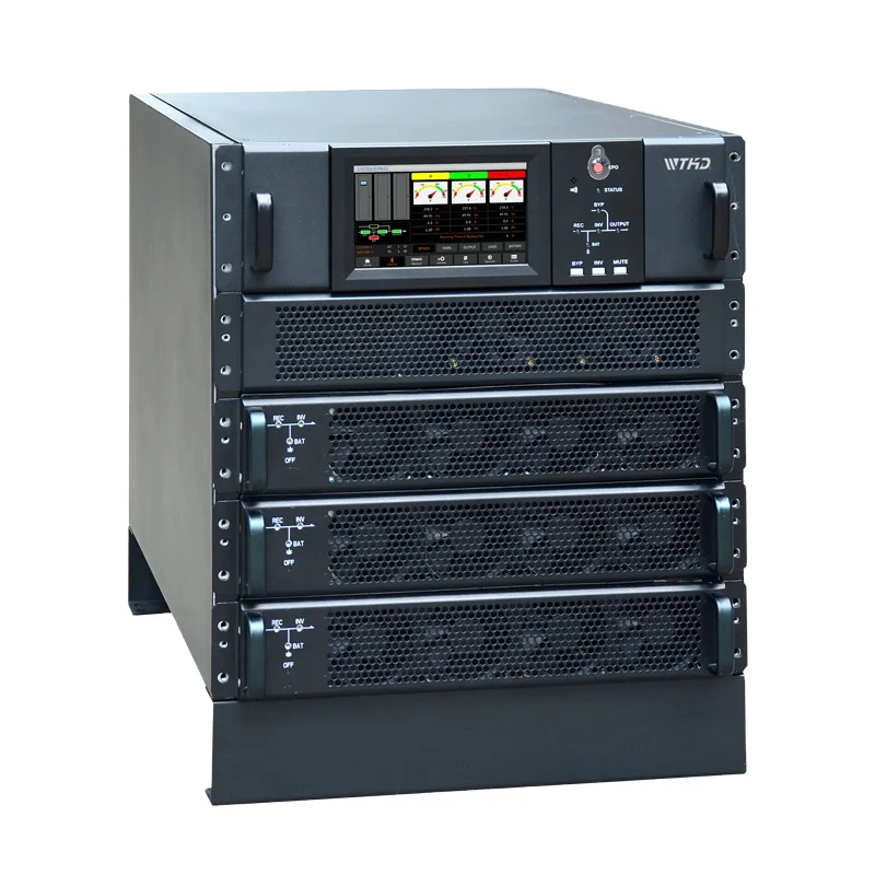 200KVA онлайн высокочастотный модульный UPS 3 фазы 380V Промышленный