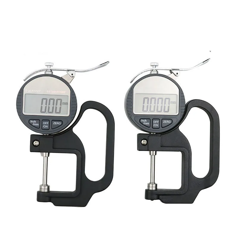 Wholesale 0-10mm/0-25mm Digital Display Hundred Thousand Thickness Gauge Meter Applicable to Paper Film Cloth Cable Gauge
