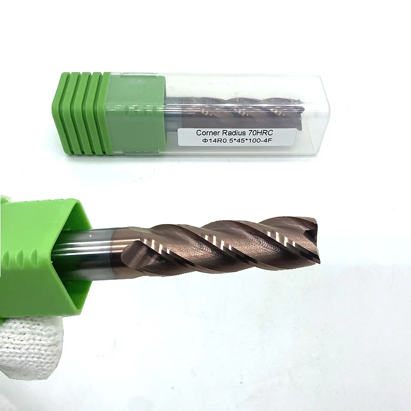 China wholesale CNC milling cutter corner radius carbide end mill cutters with good price