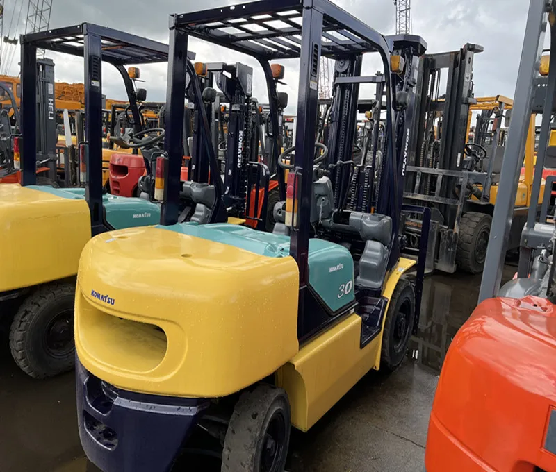 KOMATSU 3 ton FD30t-14 used forklift in good condition with reliable engine
