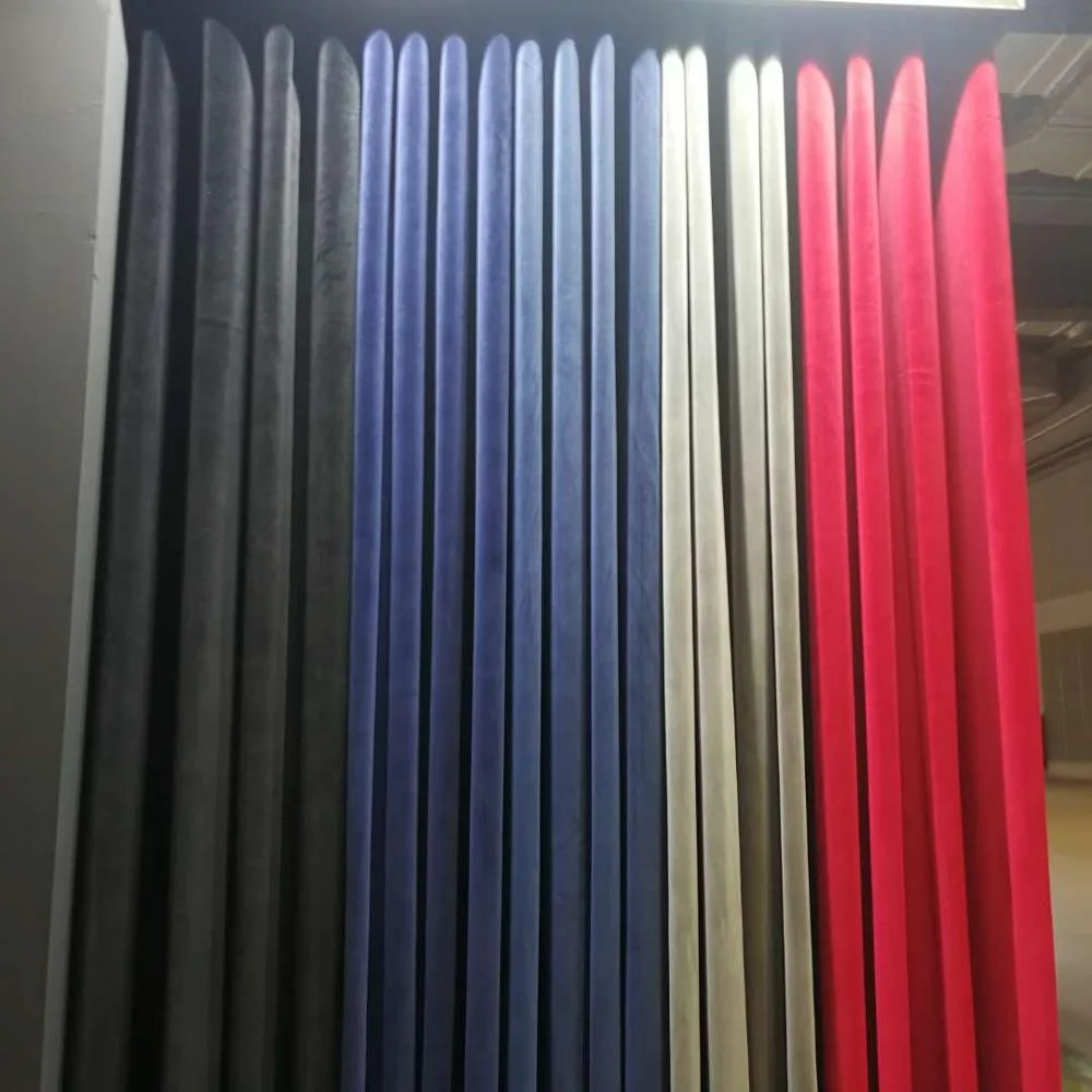 ready to ship BS5867 OR M1 standard COTTON velvet Flame retardant fabric curtain FABRIC