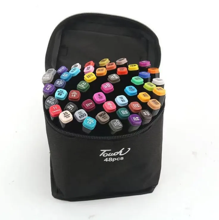 custom marker pen 168 120 80 60 48 36 24 colors Pen Alcohol Felt color Art markers sets
