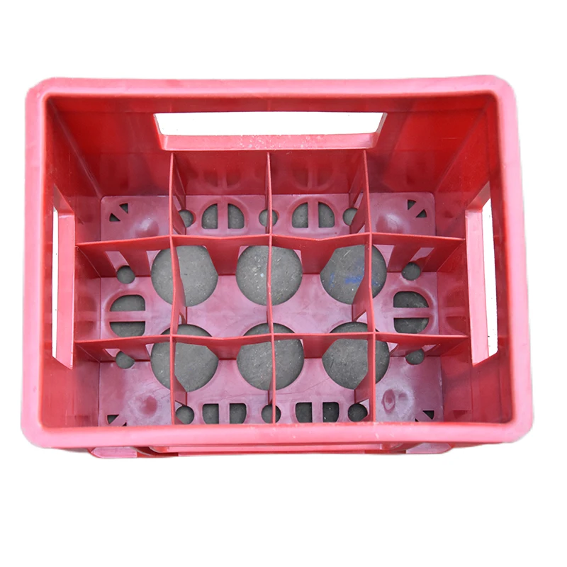 Factory Direct Sale 12 20 24 40 Bottles Cheap PP HDPE Green Blue Red Black Stackable Wine Bottle Plastic Beer Bottle Crates