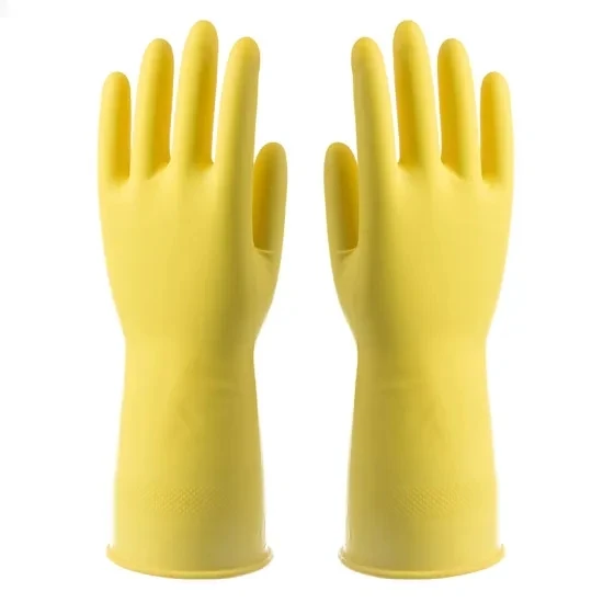 Multi-purpose Natural Waterproof Dipped /Sprayed Household Washing Cleaning Safety Working Rubber Latex Gloves Manufacturer
