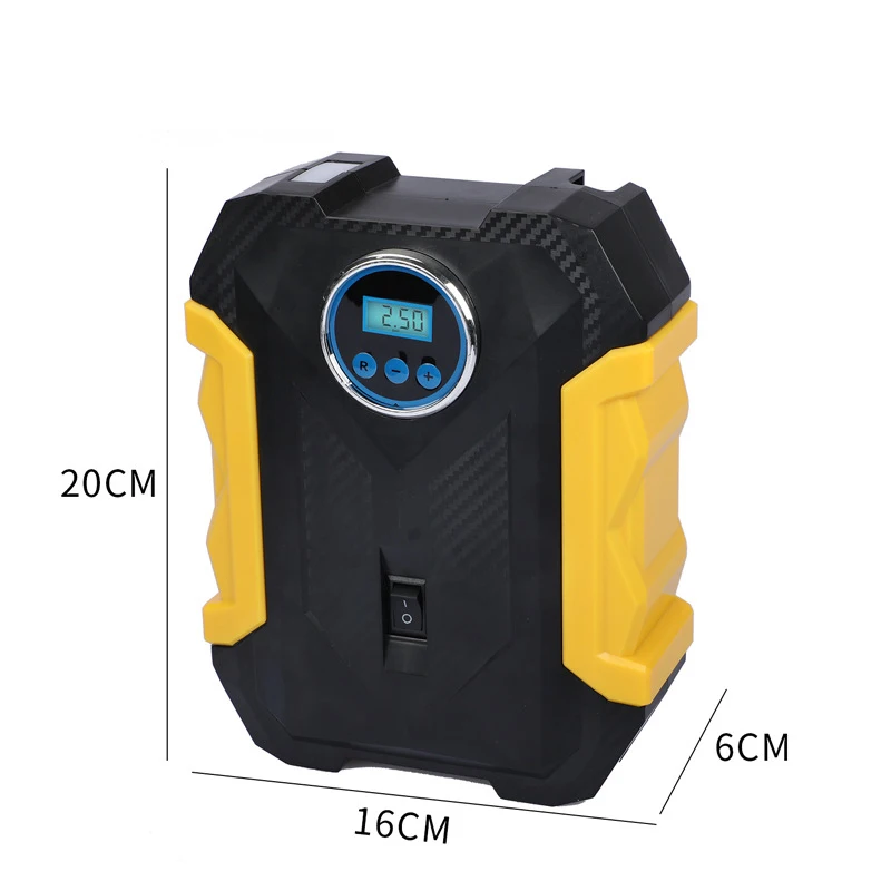 digital tire inflation pump led car tire inflator 12v cord car tyre inflator electric Automatic Portable air compressor