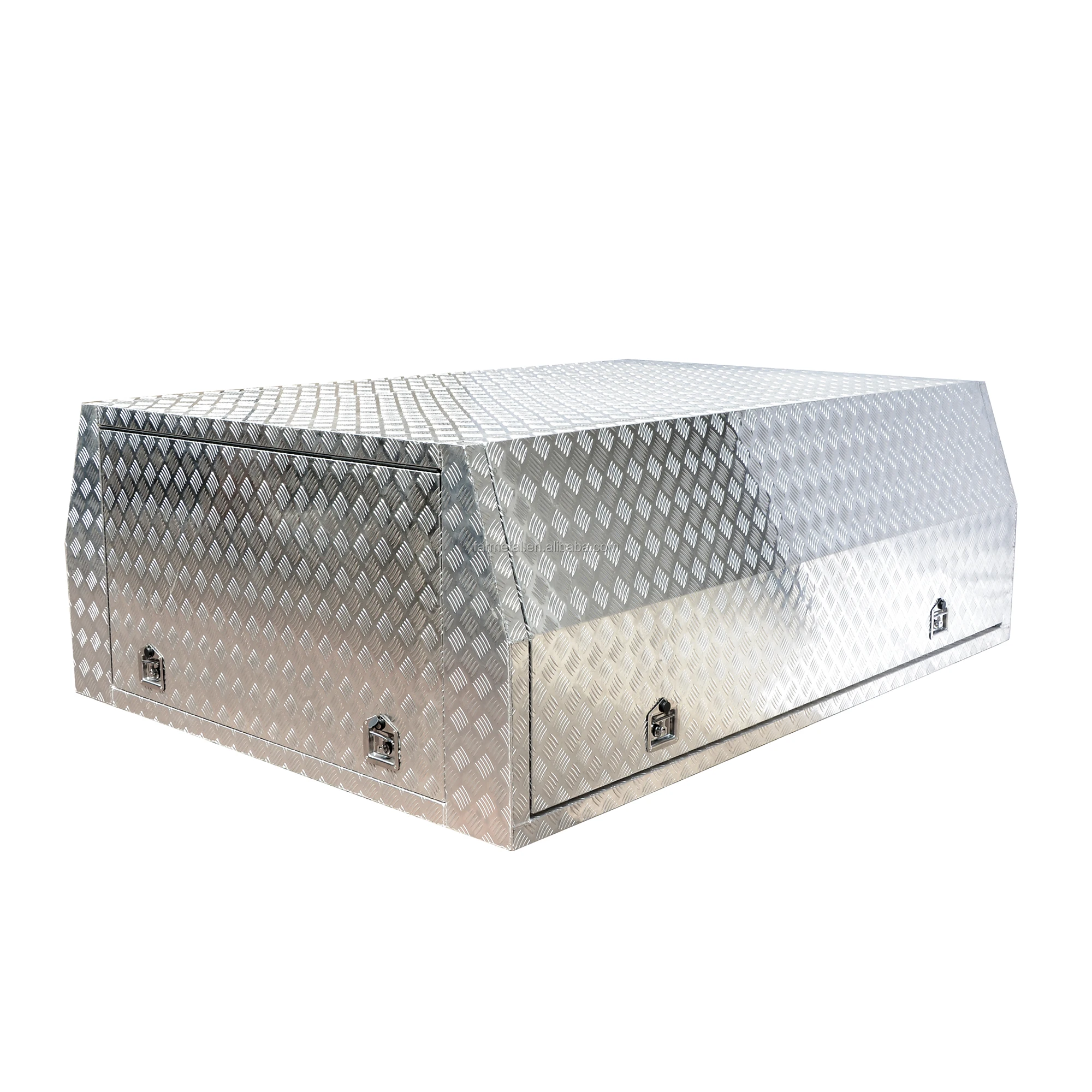 2400*1775*860mm  OEM Heavy Duty flat aluminum ute canopy storage case kits underbody truck box trailer cabinet metal drawers bed