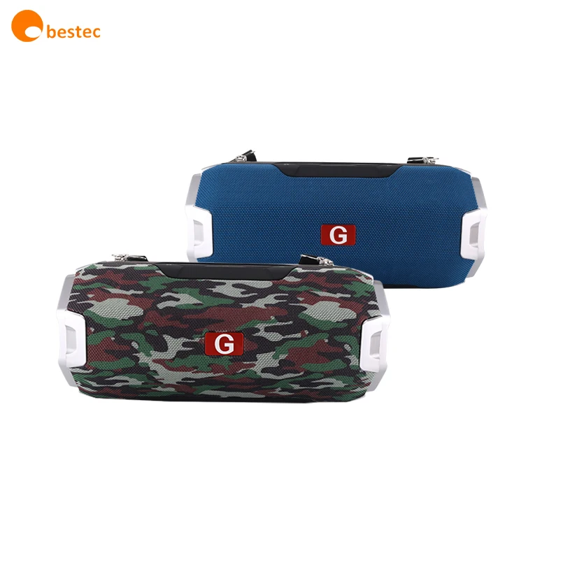 Wireless Rechargeable BT Speaker Stereo Subwoofer Audio Boombox Music Smart Portable Speakers with USB/AUX/TF function