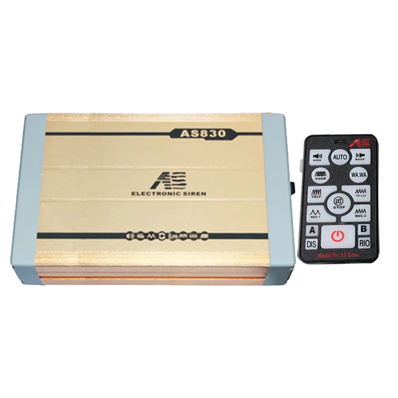 Wireless controlled electronic car siren 400W Alarm system AS830