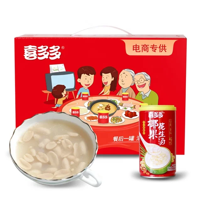 
Healthy Preservation 1*6 Cans Coconut Peanut Quality Food Breakfast Cereal Manufacturing Plant 