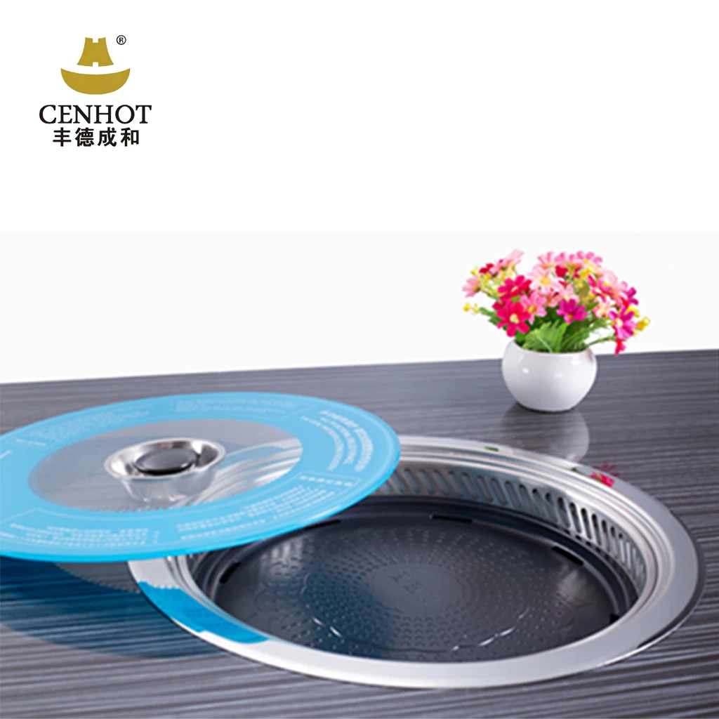 CENHOT Korean BBQ Tabletop Korean BBQ Table For Sale