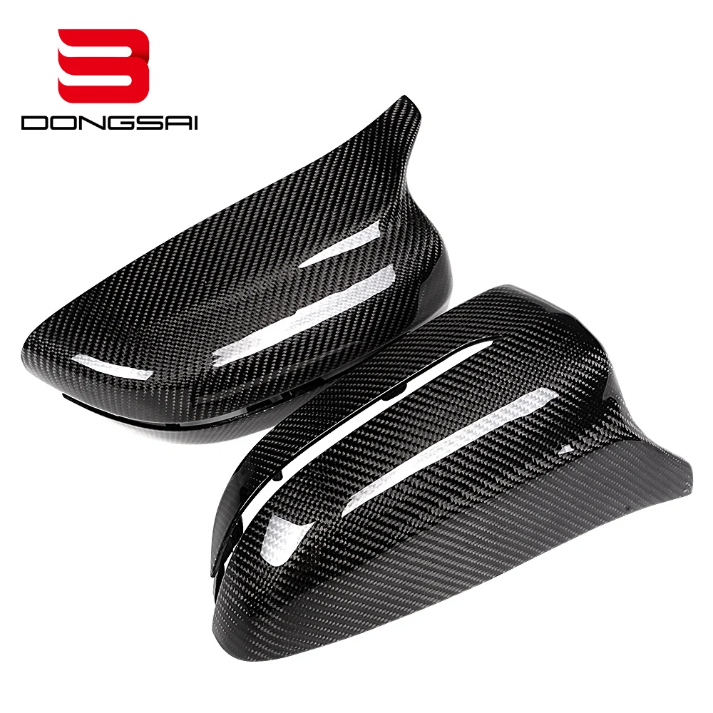 Carbon Fiber Side View M Look Wing Mirror Caps Covers for BMW G30 G11 RHD 2017+