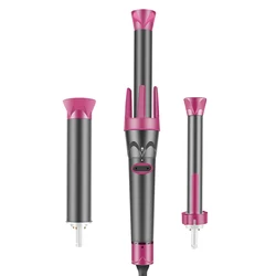 Mkboo wholesale three barrel curling iron automatic 360 rotating electric curling iron wand