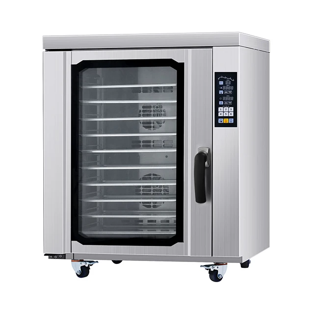 10 Trays Stainless Steel Rotary Rack Oven Mooncake Baking Machines hot wind Steam convection oven