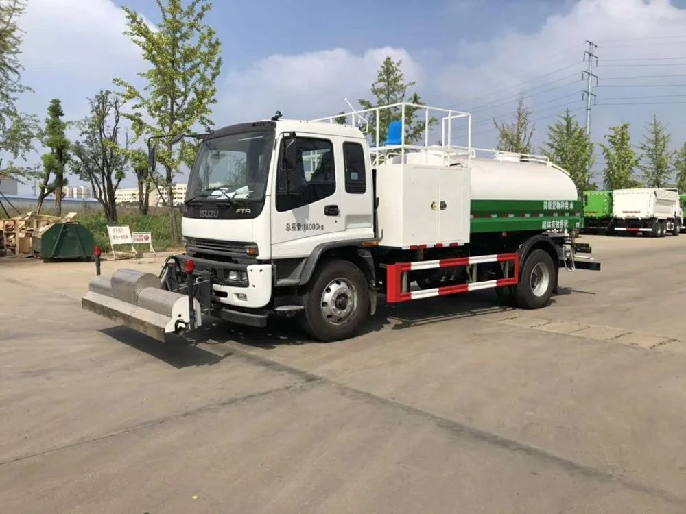 Japanese 4x2 I-SUZU FTR 10000 liter High pressure road cleaning truck