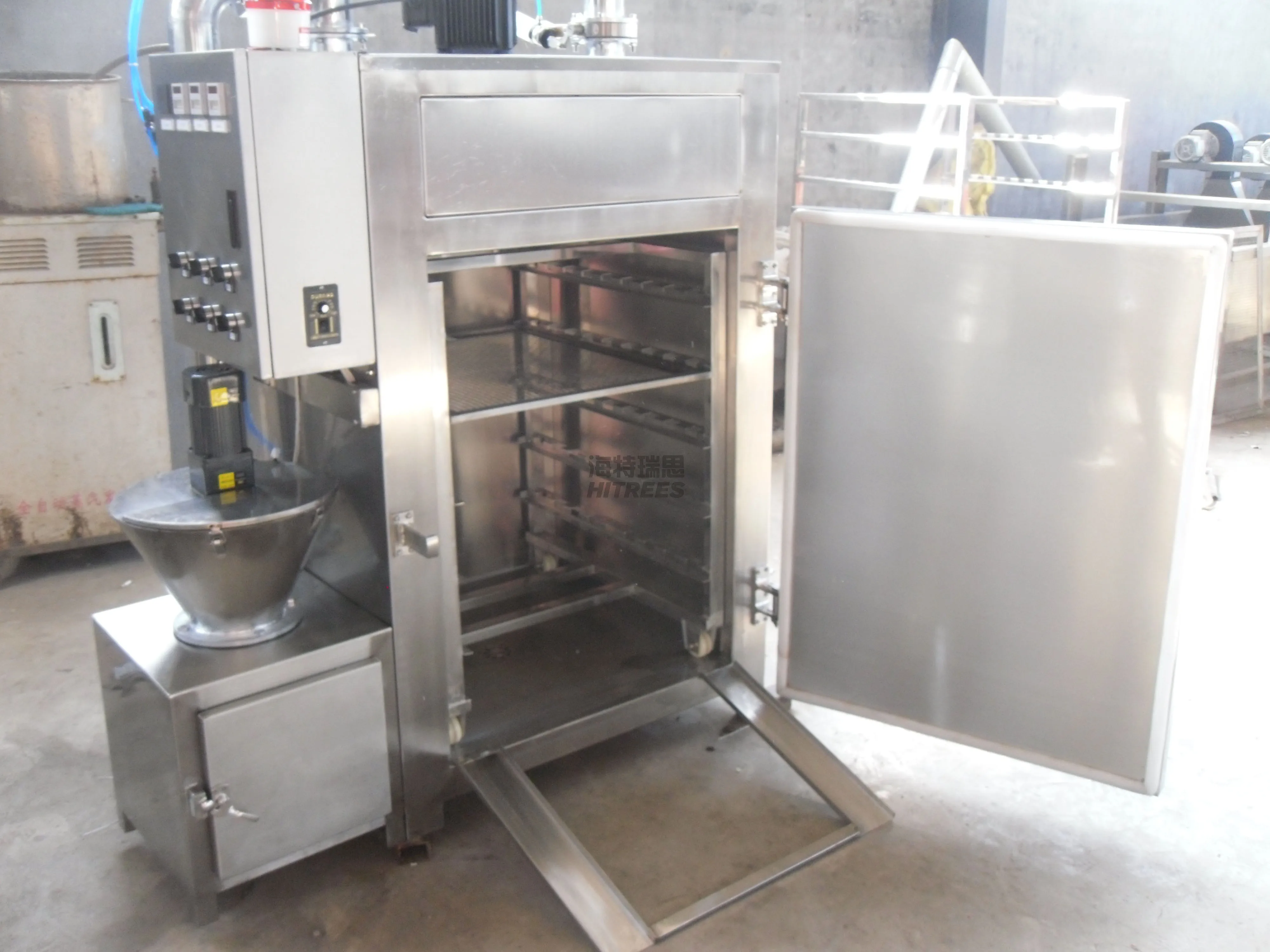 SUS 304 industrial Meat/Fish/Duck/Chicken Smoked Machine Smoke House for Sale